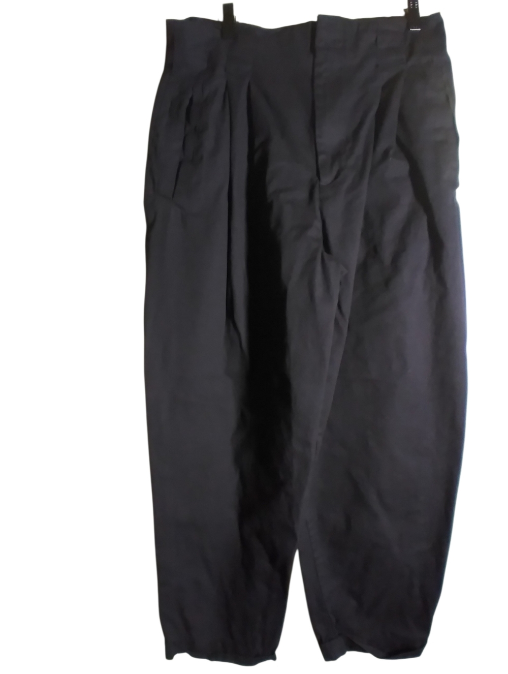 Na NINN BLACK WOMENS wide Leg 100% Cotton Dress Pants Office Work Formal